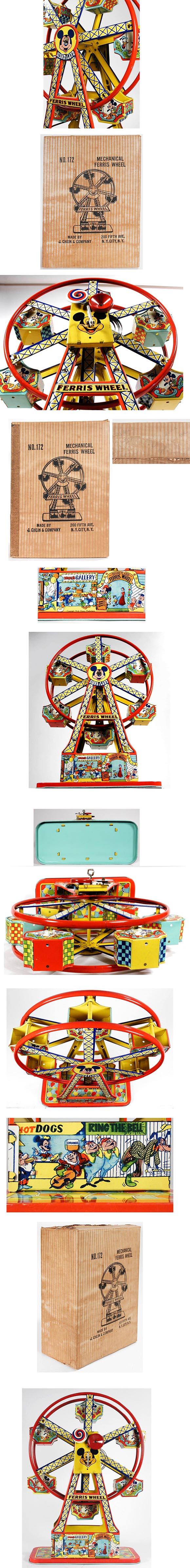 1952 Chein, No.172 Disneyland Mechanical Ferris Wheel in Original Box